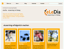 Tablet Screenshot of eledia.de